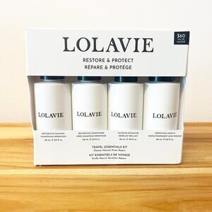 NIB LOLAVIE Restore & Protect Travel Essentials Kit $60 Value